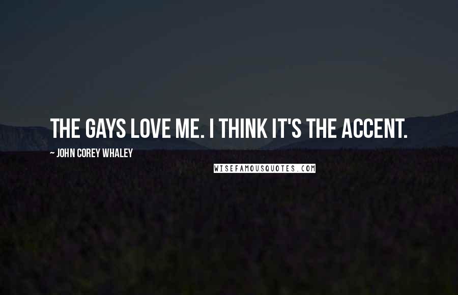 John Corey Whaley Quotes: The gays love me. I think it's the accent.