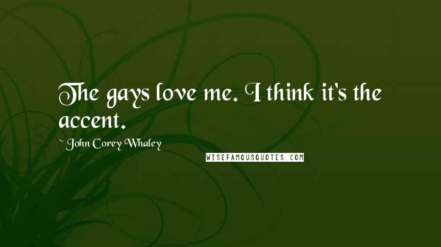 John Corey Whaley Quotes: The gays love me. I think it's the accent.