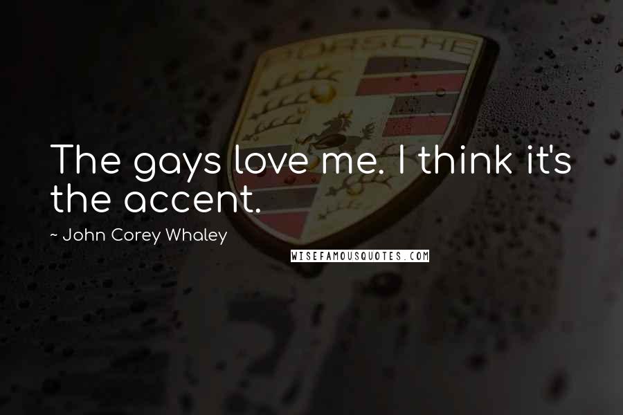 John Corey Whaley Quotes: The gays love me. I think it's the accent.