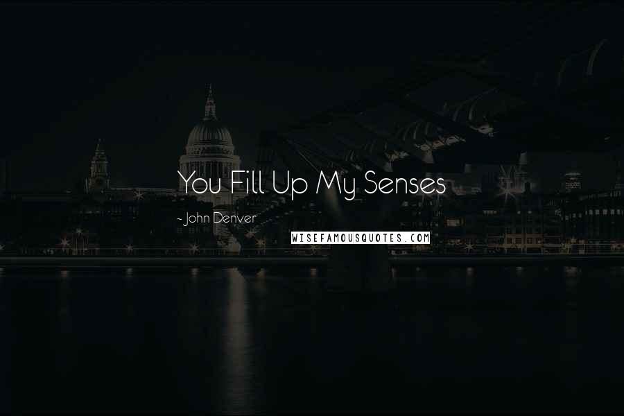 John Denver Quotes: You Fill Up My Senses