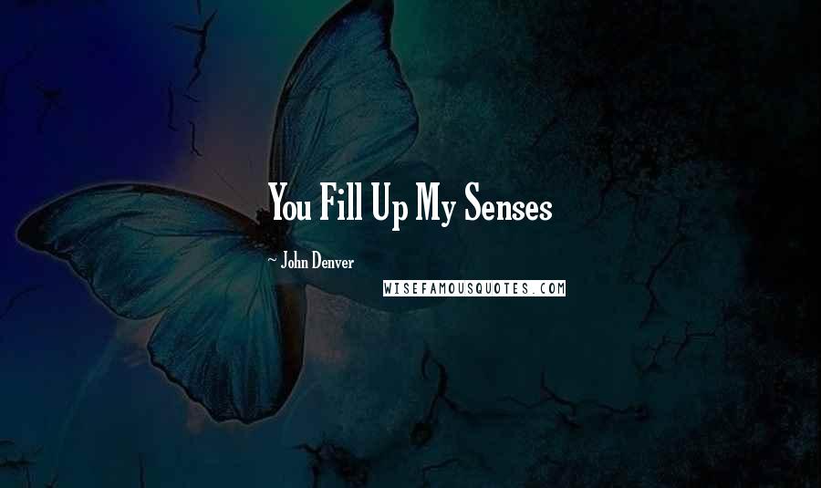 John Denver Quotes: You Fill Up My Senses