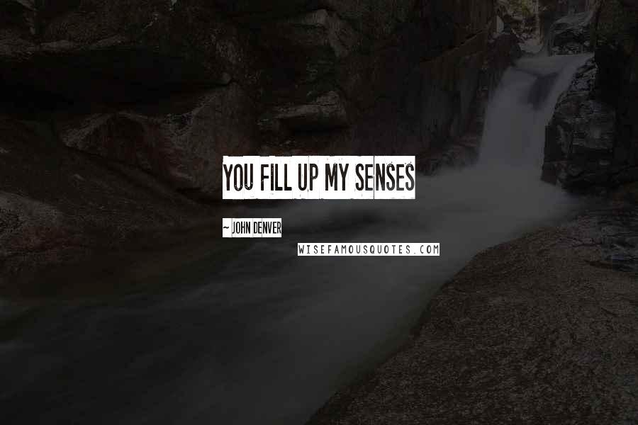 John Denver Quotes: You Fill Up My Senses