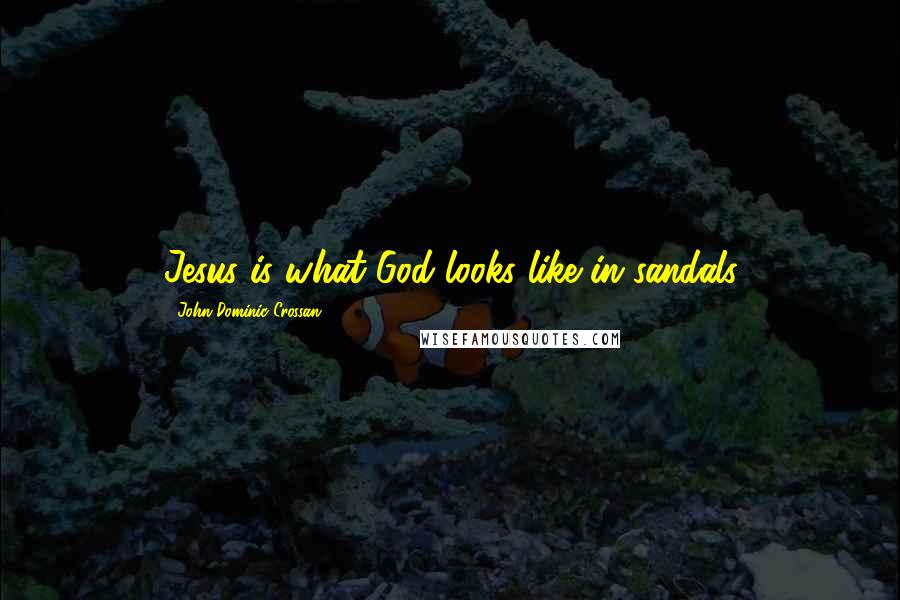 John Dominic Crossan Quotes: Jesus is what God looks like in sandals