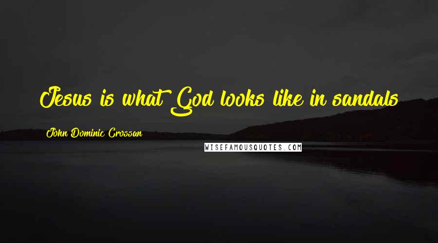 John Dominic Crossan Quotes: Jesus is what God looks like in sandals