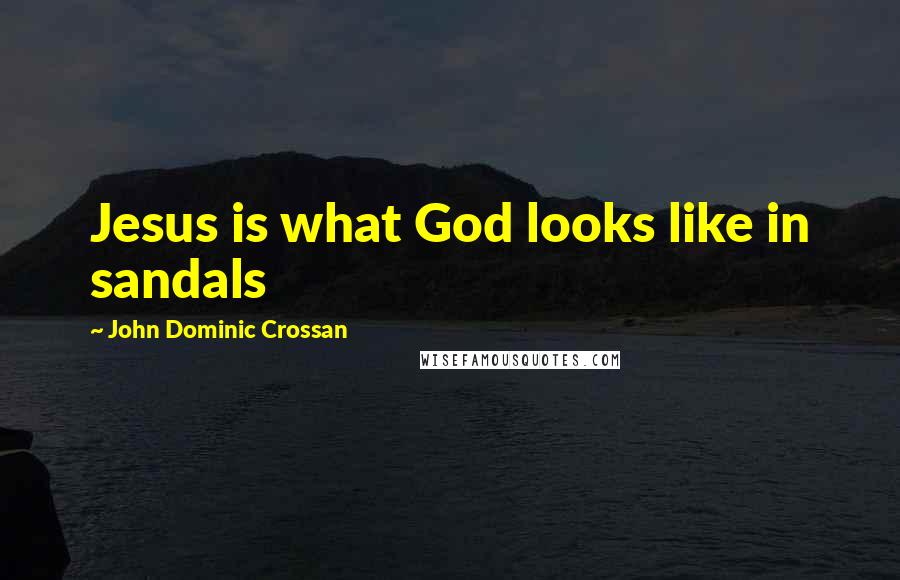 John Dominic Crossan Quotes: Jesus is what God looks like in sandals