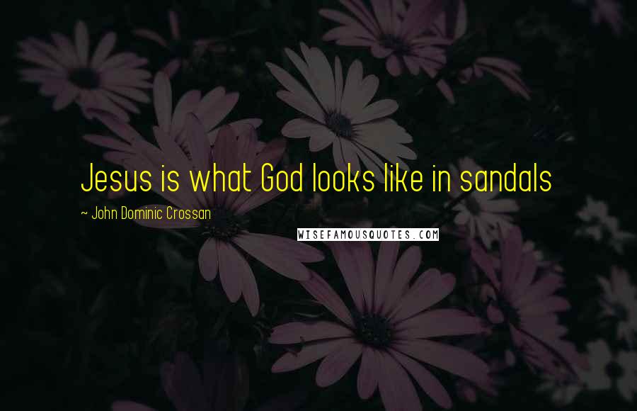 John Dominic Crossan Quotes: Jesus is what God looks like in sandals