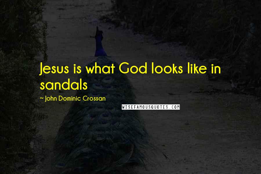 John Dominic Crossan Quotes: Jesus is what God looks like in sandals