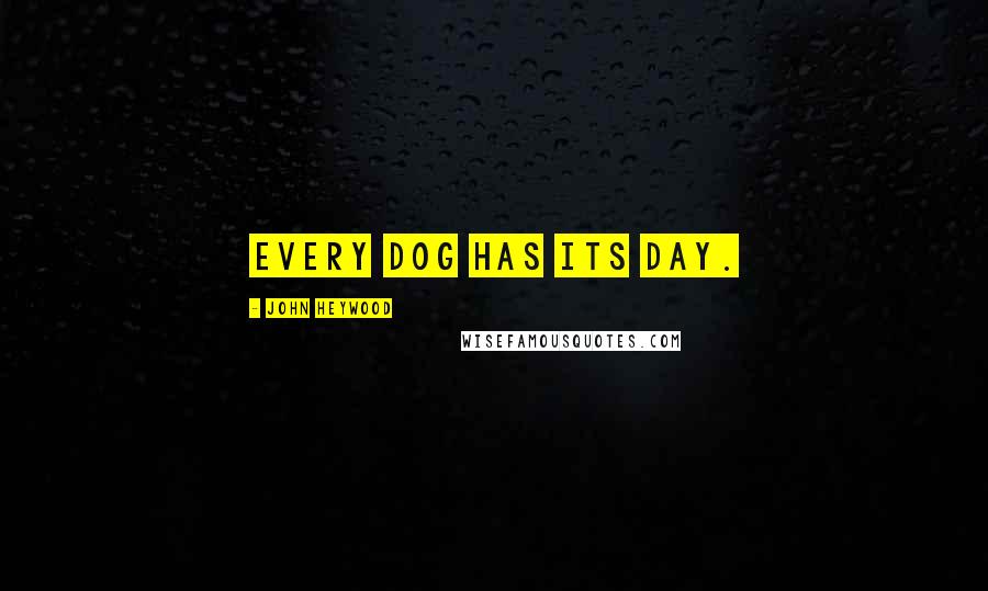 John Heywood Quotes: Every dog has its day.