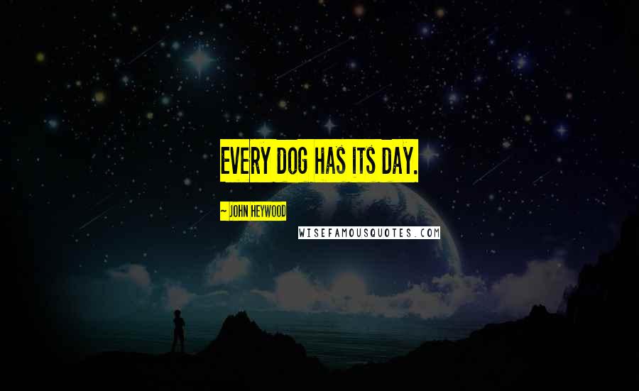 John Heywood Quotes: Every dog has its day.