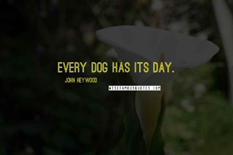 John Heywood Quotes: Every dog has its day.