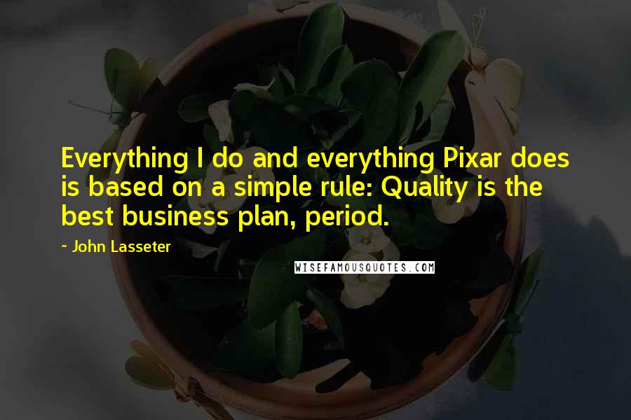 quality is the best business plan quote