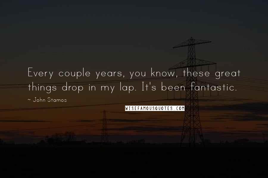 John Stamos Quotes: Every couple years, you know, these great things drop in my lap. It's been fantastic.