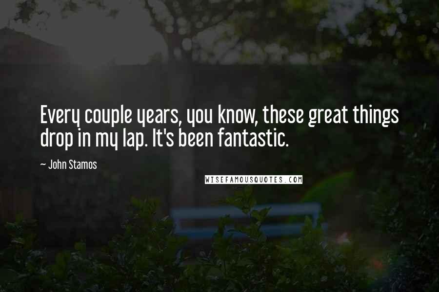 John Stamos Quotes: Every couple years, you know, these great things drop in my lap. It's been fantastic.