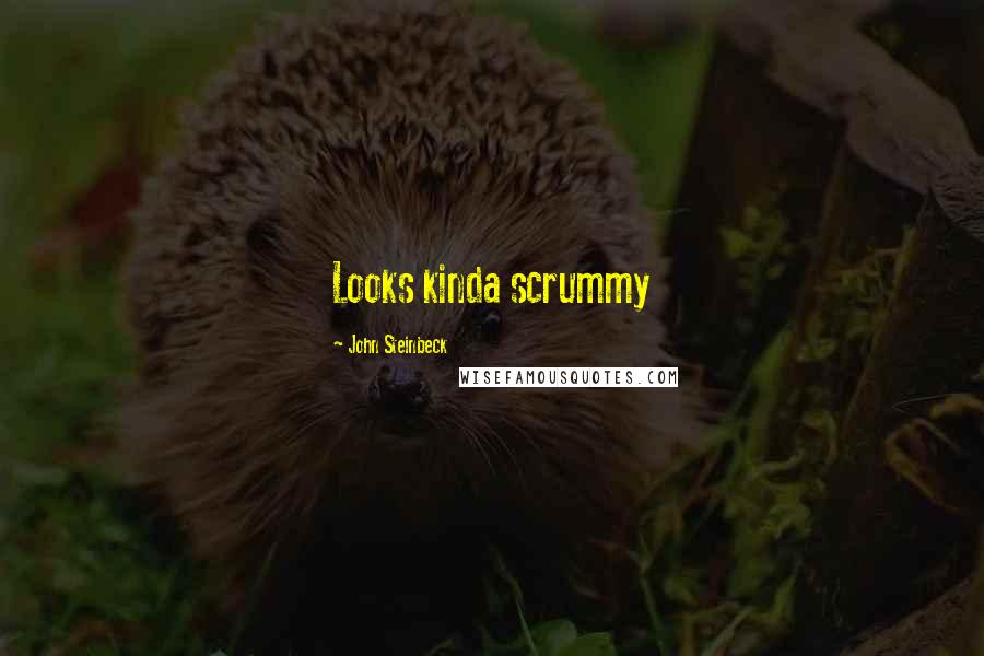 John Steinbeck Quotes: Looks kinda scrummy