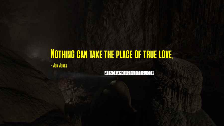 Jon Jones Quotes: Nothing can take the place of true love.