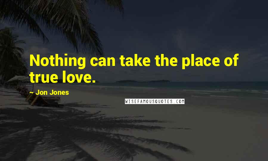 Jon Jones Quotes: Nothing can take the place of true love.