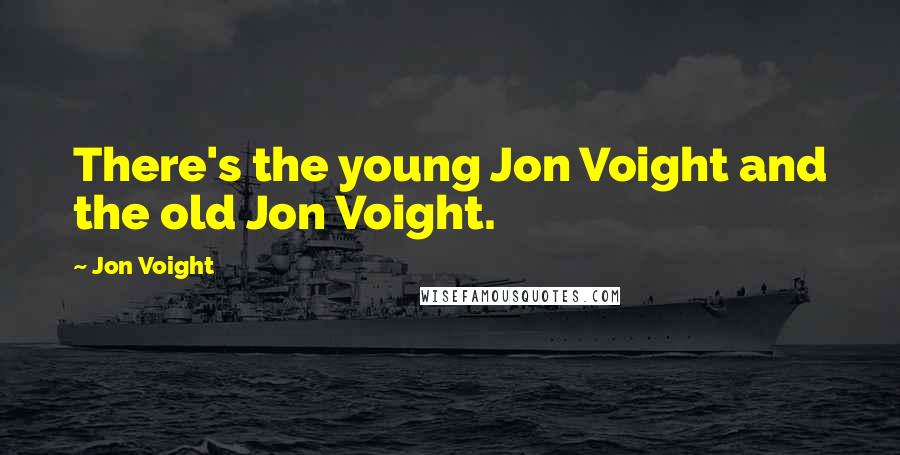 Jon Voight Quotes: There's the young Jon Voight and the old Jon Voight.