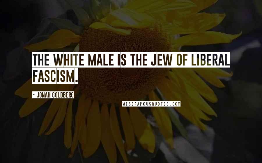 Jonah Goldberg Quotes: The white male is the Jew of liberal fascism.