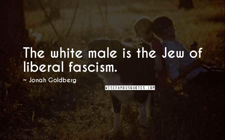 Jonah Goldberg Quotes: The white male is the Jew of liberal fascism.