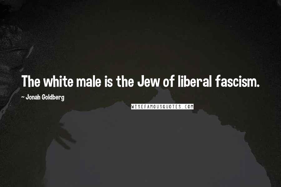 Jonah Goldberg Quotes: The white male is the Jew of liberal fascism.