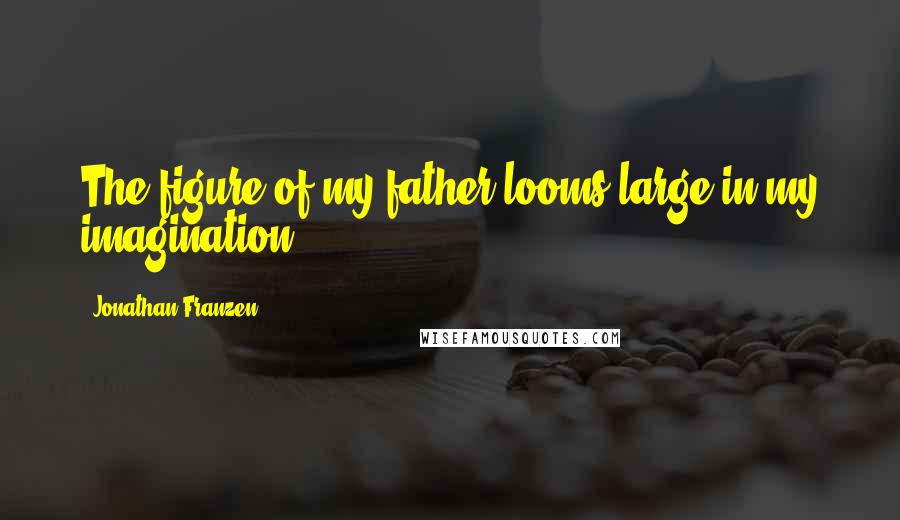 Jonathan Franzen Quotes: The figure of my father looms large in my imagination.