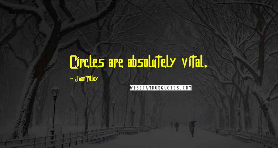 Juan Filloy Quotes: Circles are absolutely vital.