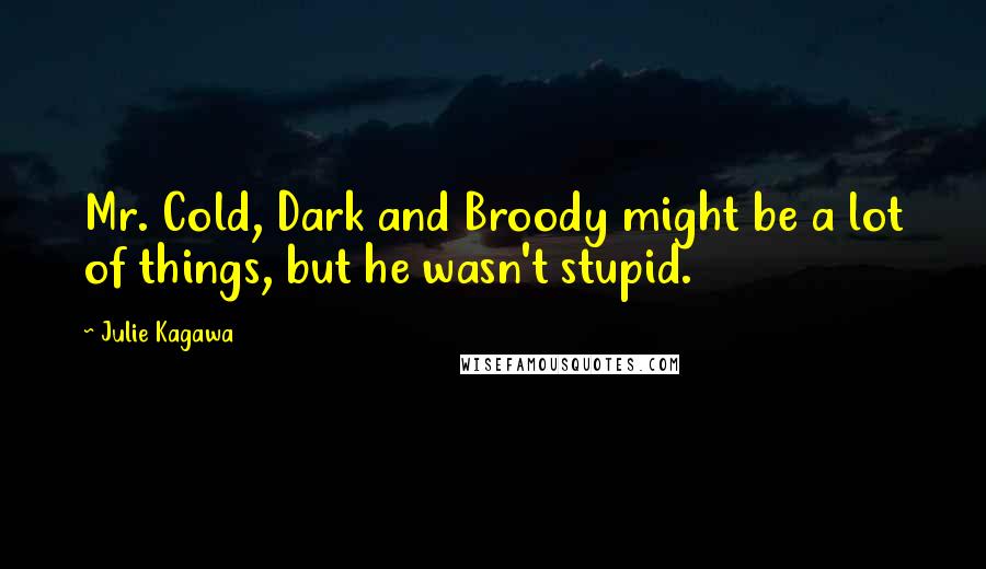 Julie Kagawa Quotes: Mr. Cold, Dark and Broody might be a lot of things, but he wasn't stupid.