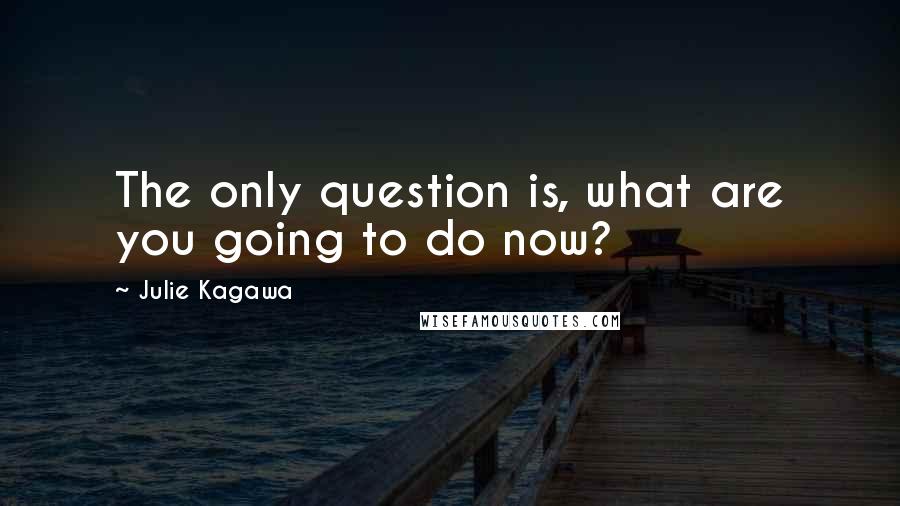 Julie Kagawa Quotes: The only question is, what are you going to do now?