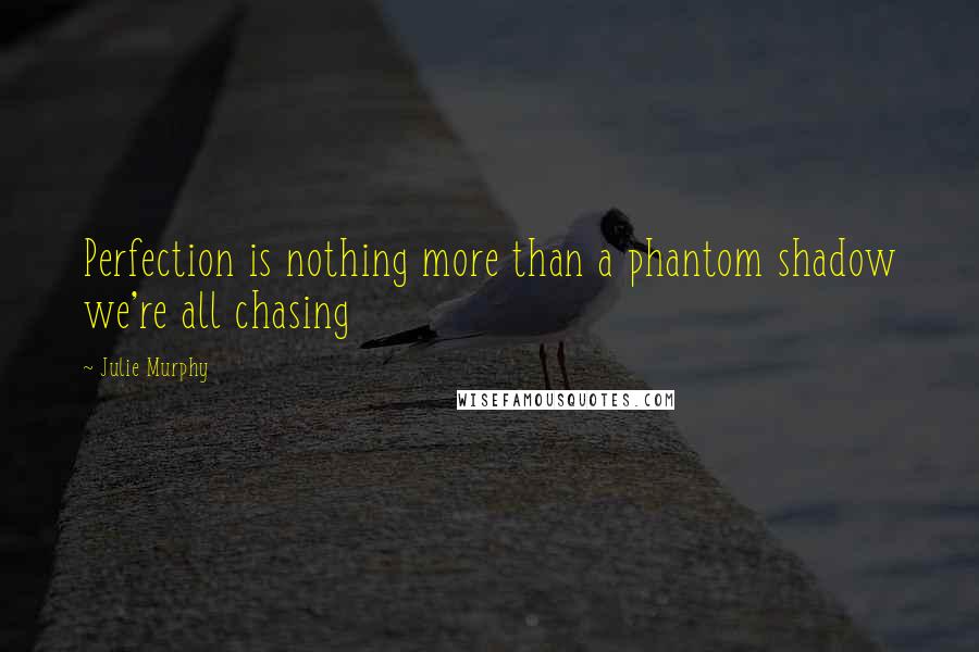 Julie Murphy Quotes: Perfection is nothing more than a phantom shadow we're all chasing