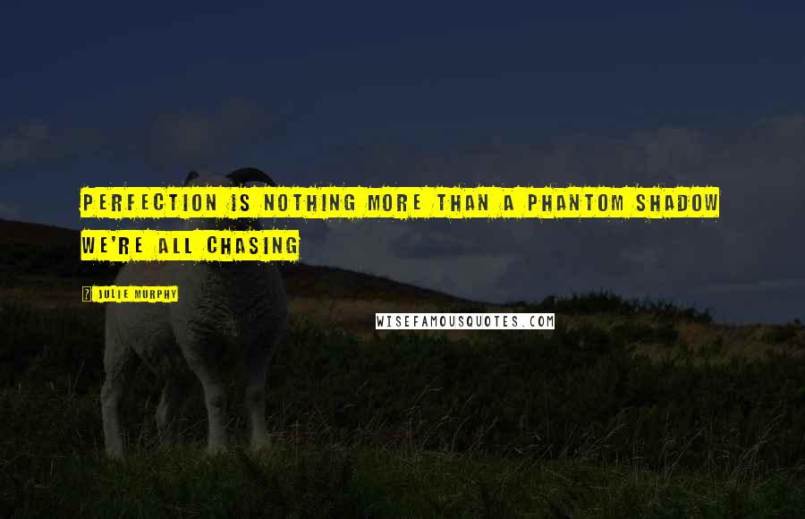 Julie Murphy Quotes: Perfection is nothing more than a phantom shadow we're all chasing