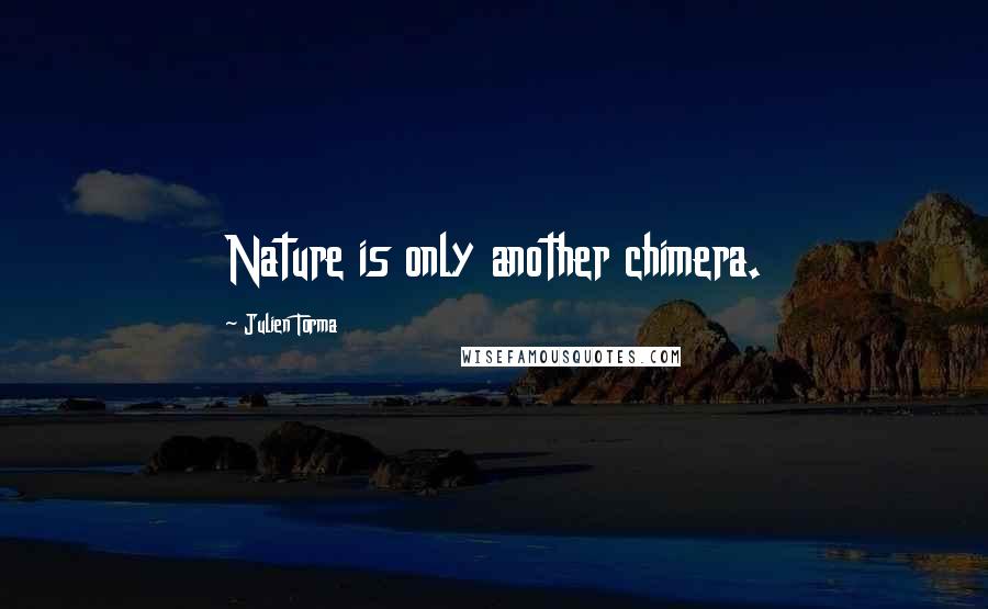 Julien Torma Quotes: Nature is only another chimera.