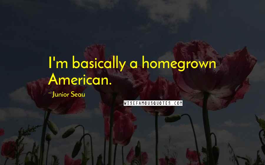 Junior Seau Quotes: I'm basically a homegrown American.