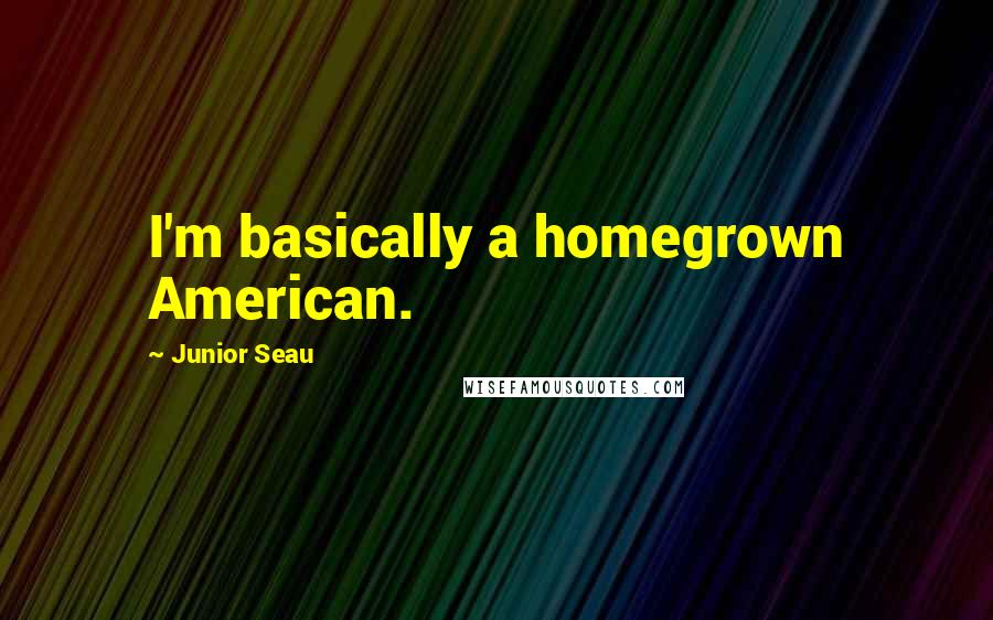 Junior Seau Quotes: I'm basically a homegrown American.