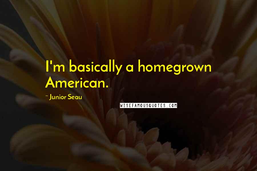 Junior Seau Quotes: I'm basically a homegrown American.