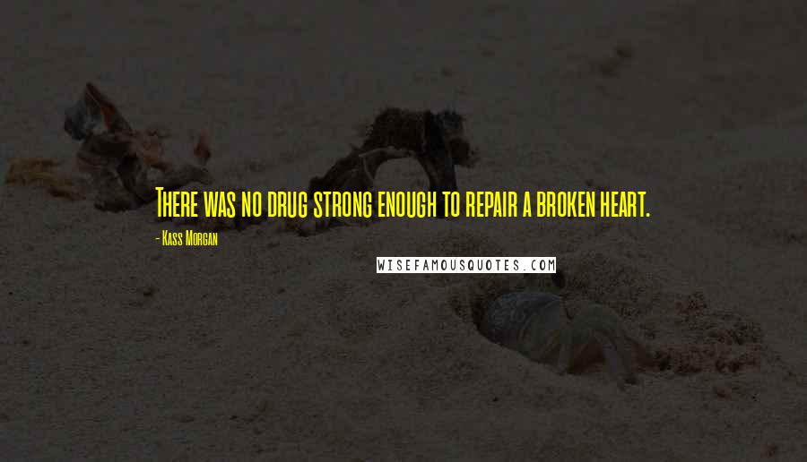 Kass Morgan Quotes: There was no drug strong enough to repair a broken heart.