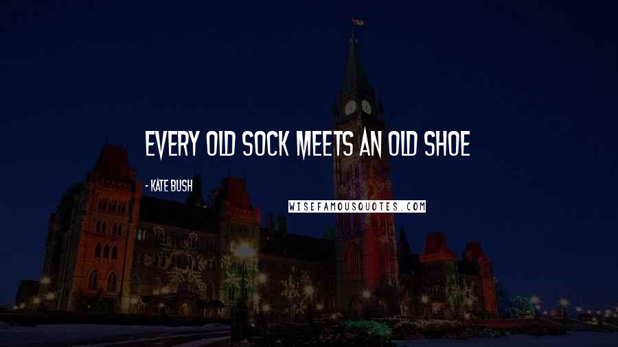 Kate Bush Quotes: Every old sock meets an old shoe