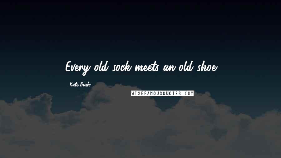 Kate Bush Quotes: Every old sock meets an old shoe