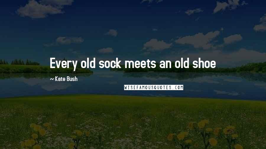 Kate Bush Quotes: Every old sock meets an old shoe