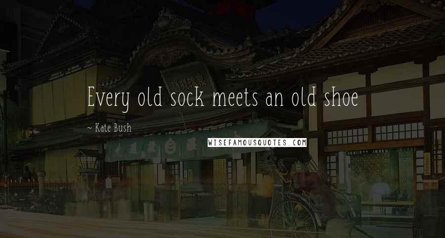 Kate Bush Quotes: Every old sock meets an old shoe