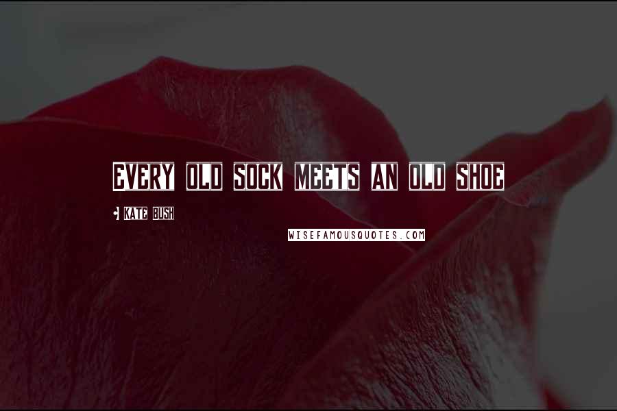 Kate Bush Quotes: Every old sock meets an old shoe