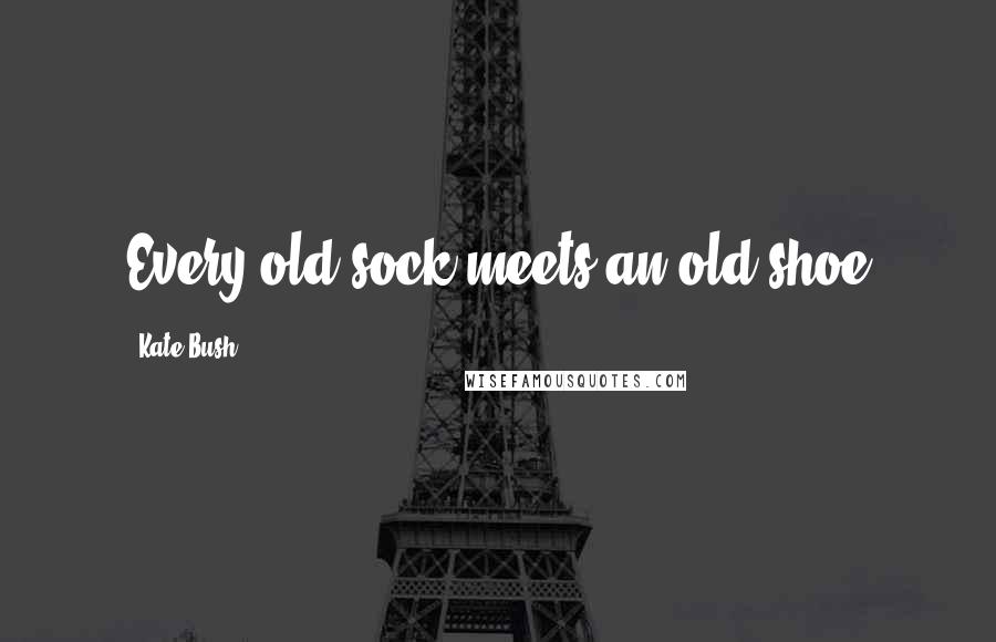 Kate Bush Quotes: Every old sock meets an old shoe