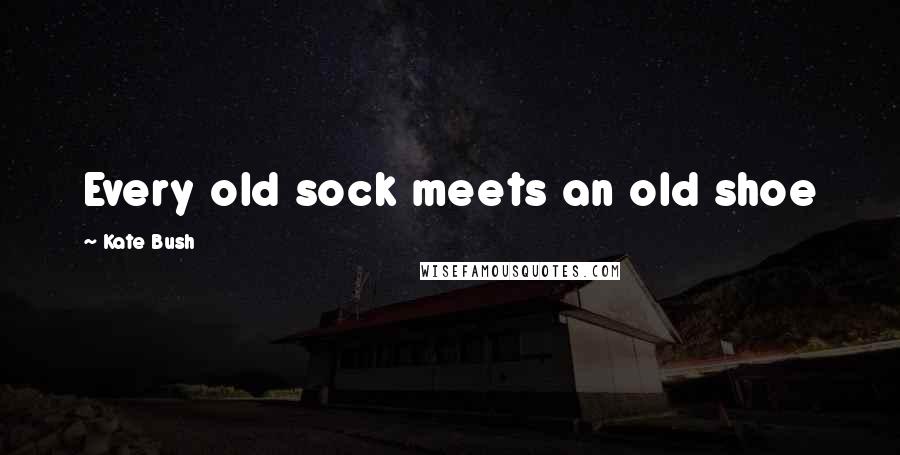 Kate Bush Quotes: Every old sock meets an old shoe