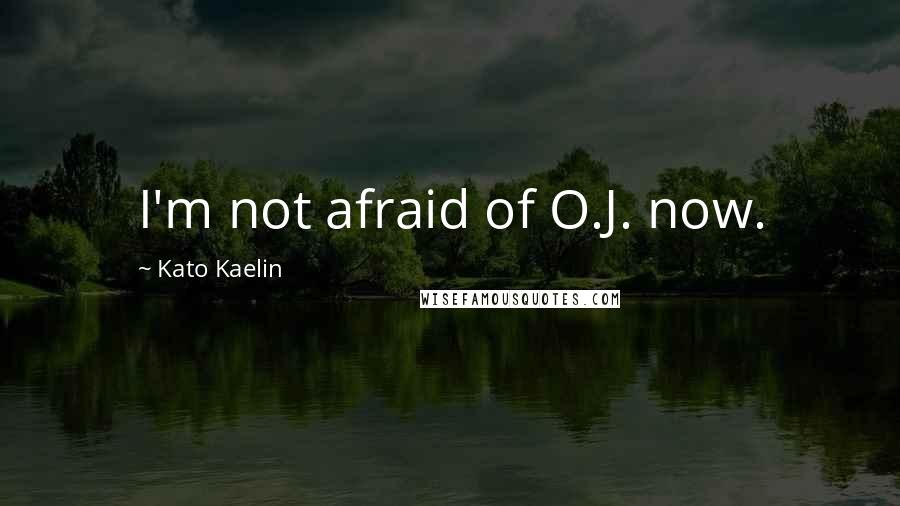 Kato Kaelin Quotes: I'm not afraid of O.J. now.