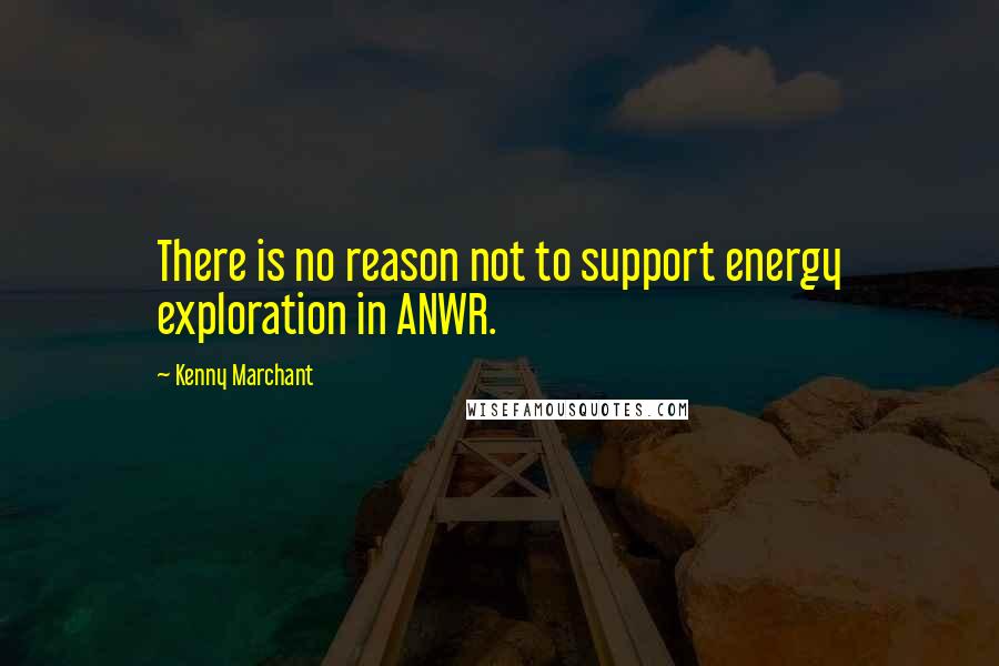 Kenny Marchant Quotes: There is no reason not to support energy exploration in ANWR.