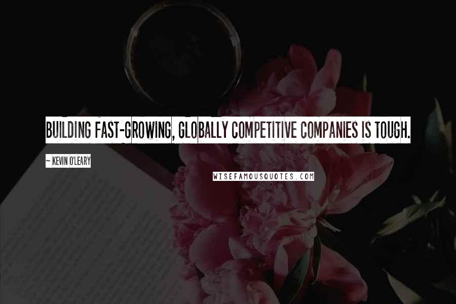 Kevin O'Leary Quotes: Building fast-growing, globally competitive companies is tough.