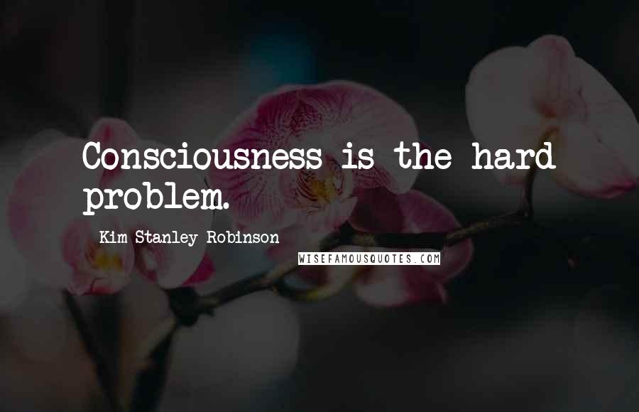 Kim Stanley Robinson Quotes: Consciousness is the hard problem.