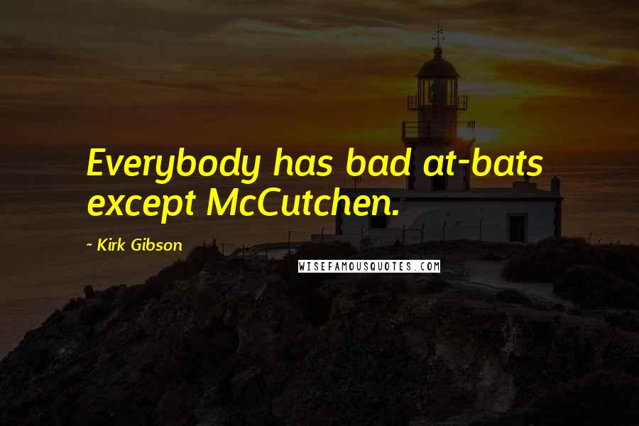 Kirk Gibson Quotes: Everybody has bad at-bats except McCutchen.