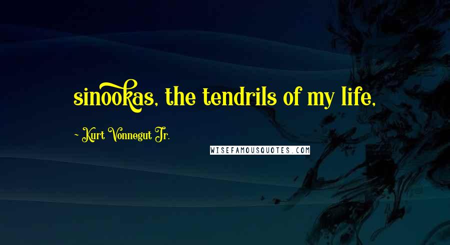 Kurt Vonnegut Jr. Quotes: sinookas, the tendrils of my life,