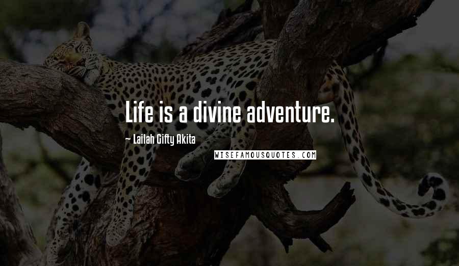 Lailah Gifty Akita Quotes: Life is a divine adventure.
