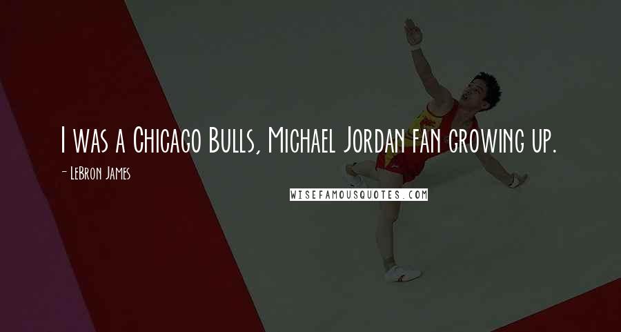 LeBron James Quotes: I was a Chicago Bulls, Michael Jordan fan growing up.